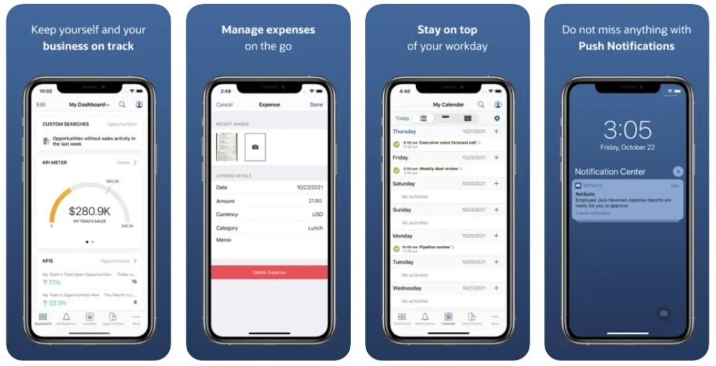Oracle NetSuite iPhone App