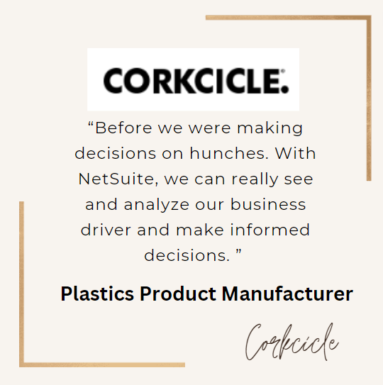 Corkcicle. NetSuite Testimonial